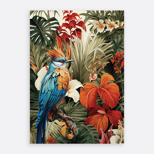 L'oiseau du paradis tropical
